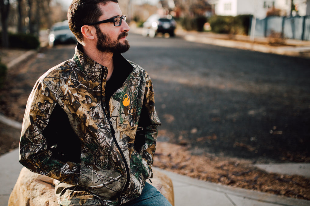 Men's Camo Soft Shell Jacket